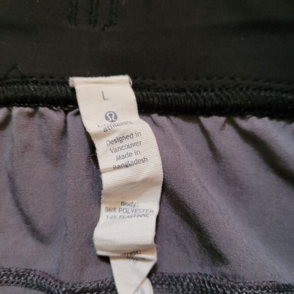 Men's Lululemon Active Shorts Large Pull-on Casual Gym Yoga Print - Picture 5 of 8